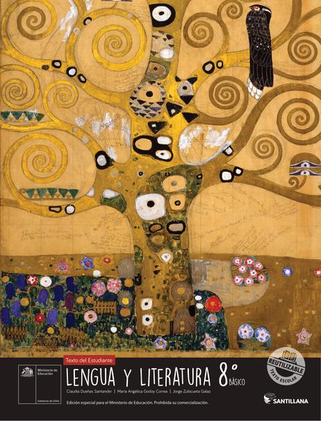 octavo basico lengua y literatura texto del estudiante portada