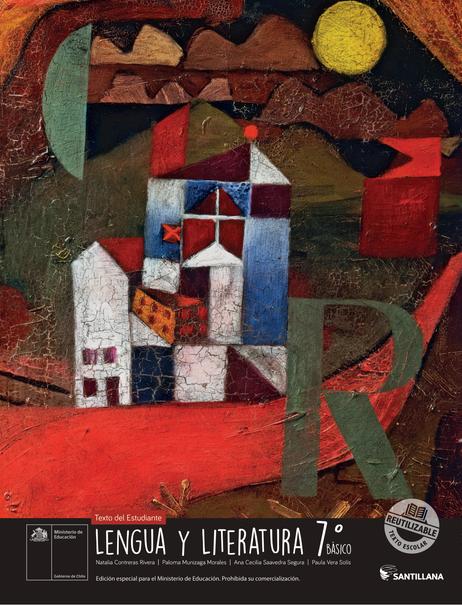 septimo basico lengua y literatura texto del estudiante portada