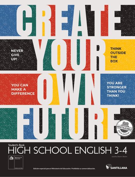 tercero y cuarto medio ingles students book portada